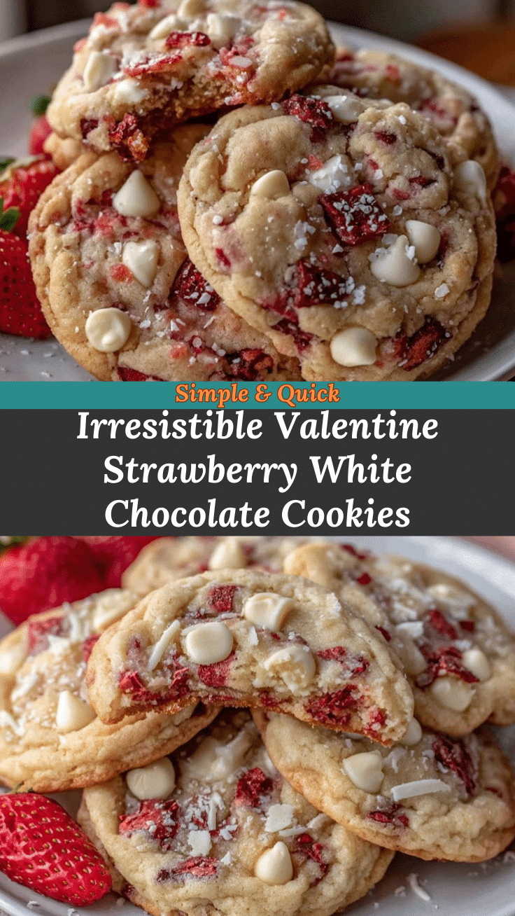 strawberry white chocolate cookies recipe