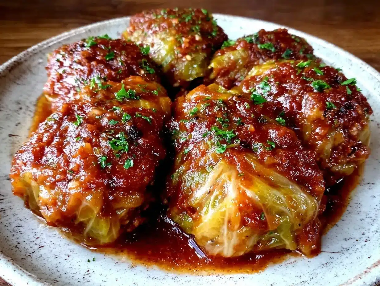 stuffed cabbage rolls recipe preparation steps