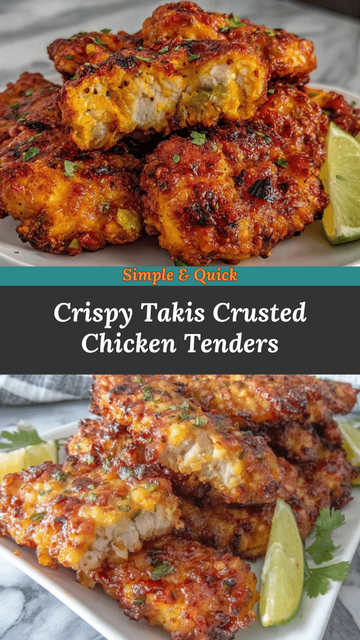 Takis crusted chicken tenders recipe
