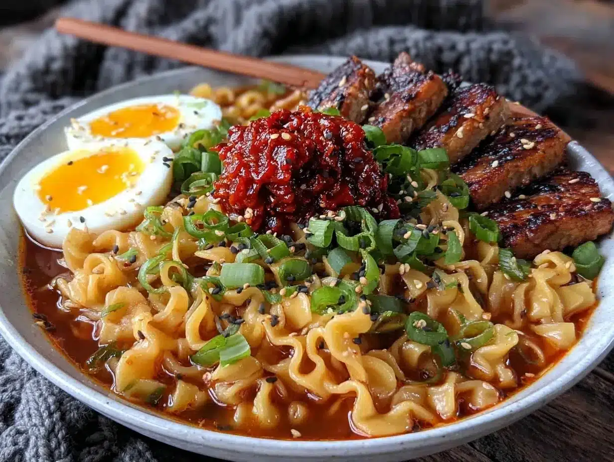 Volcano Ramen preparation steps