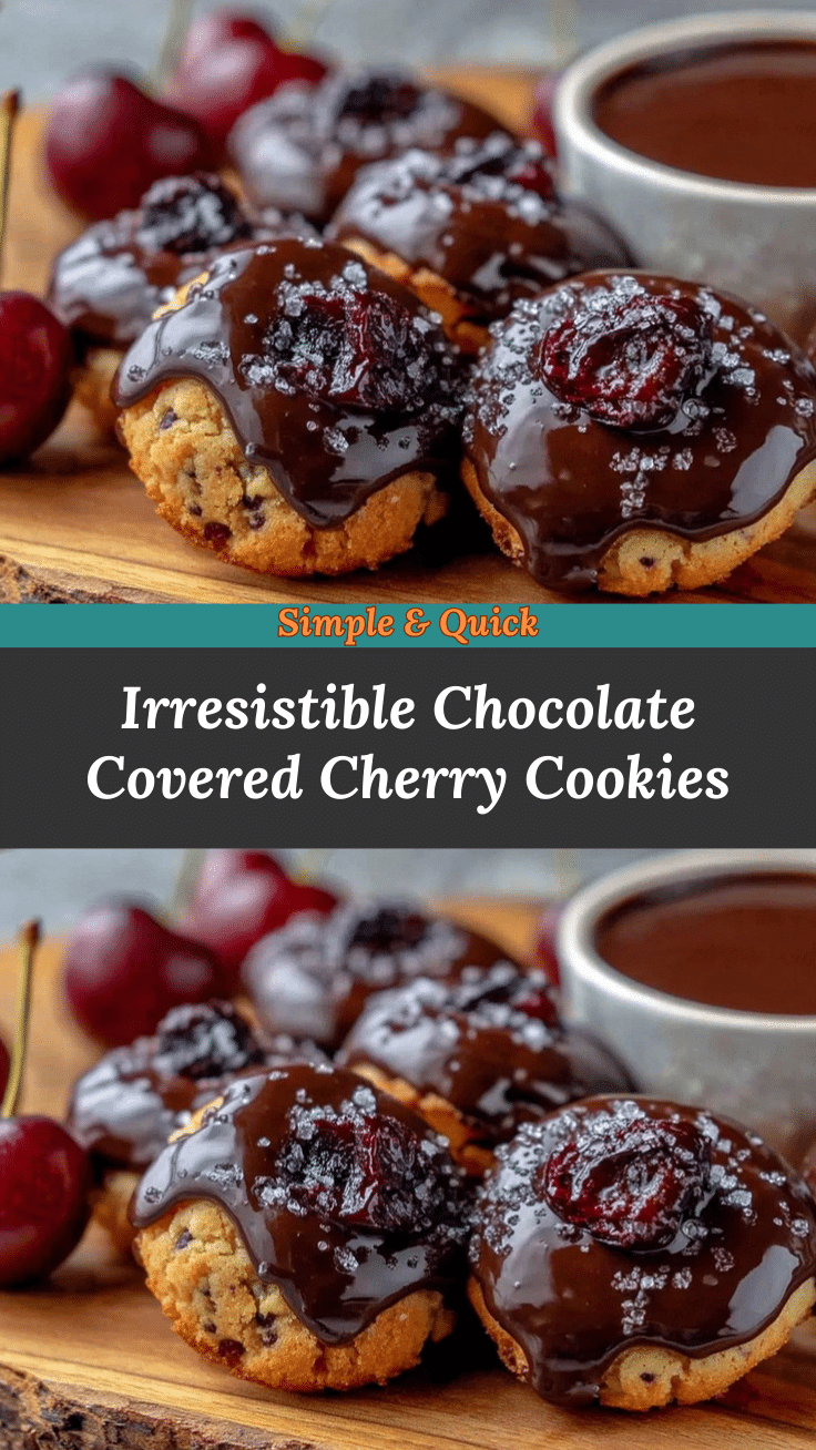 chocolate covered cherry cookies recipe