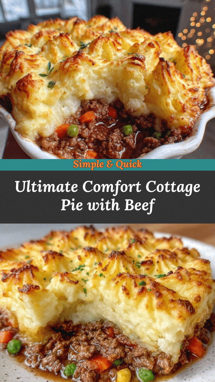 cozy cottage pie with beef recipe