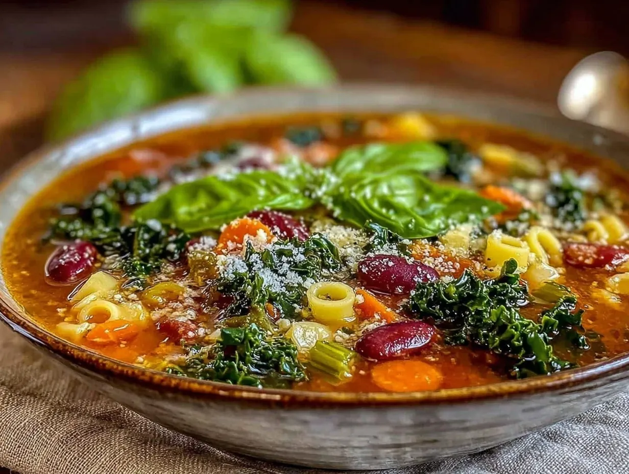 cozy minestrone soup preparation steps