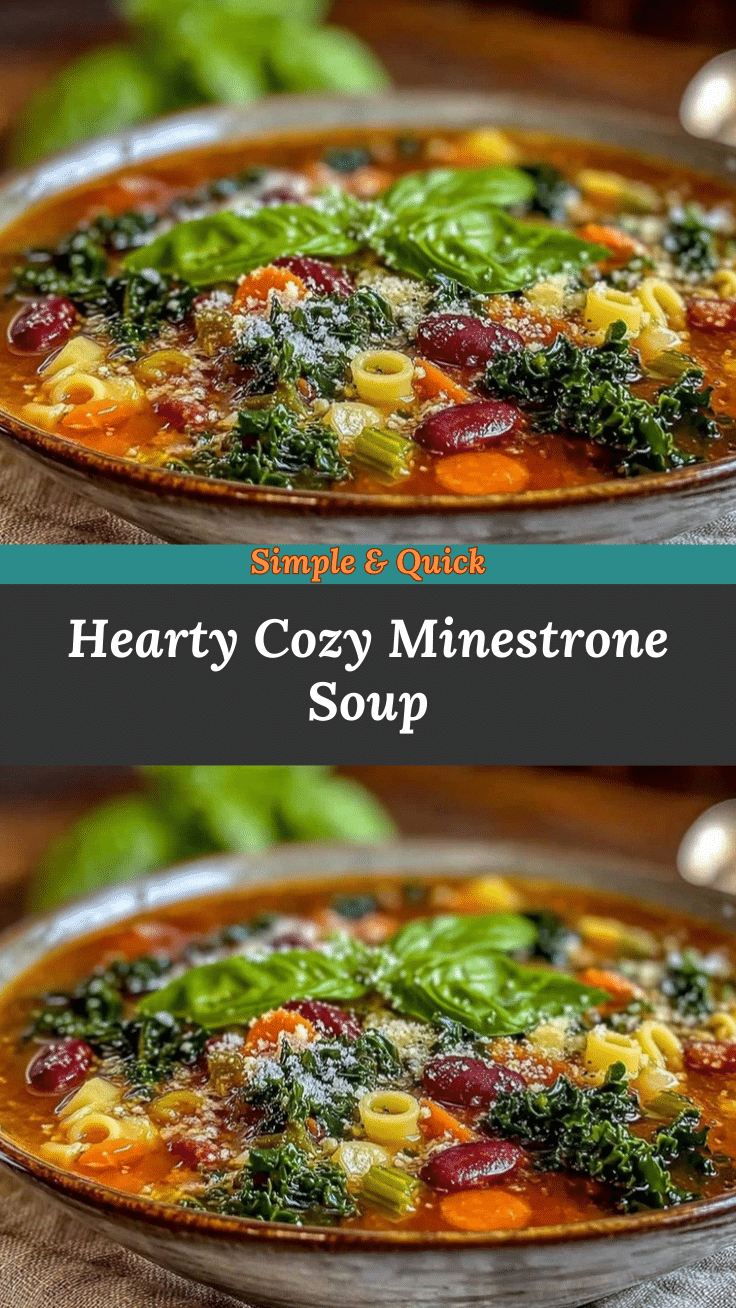 cozy minestrone soup recipe