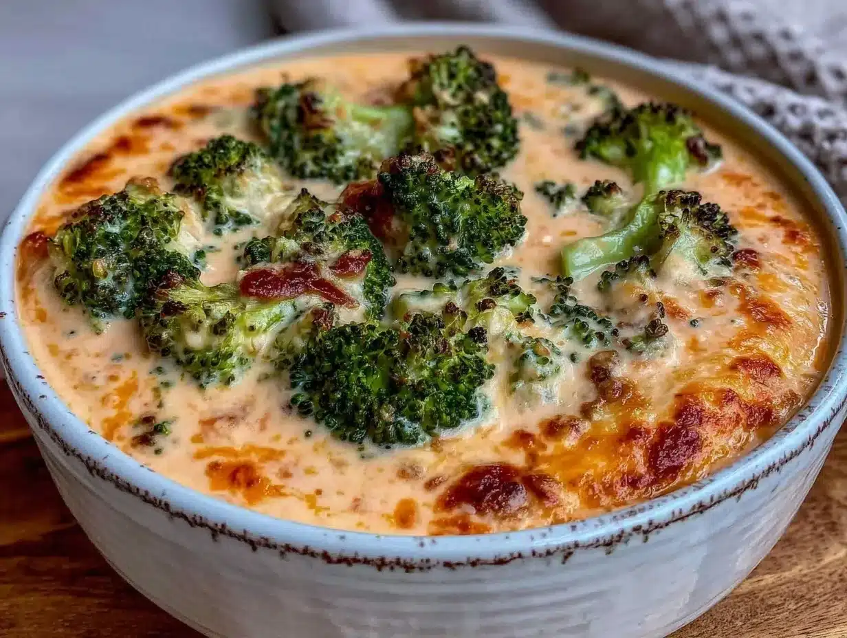 creamy broccoli cheddar soup preparation steps