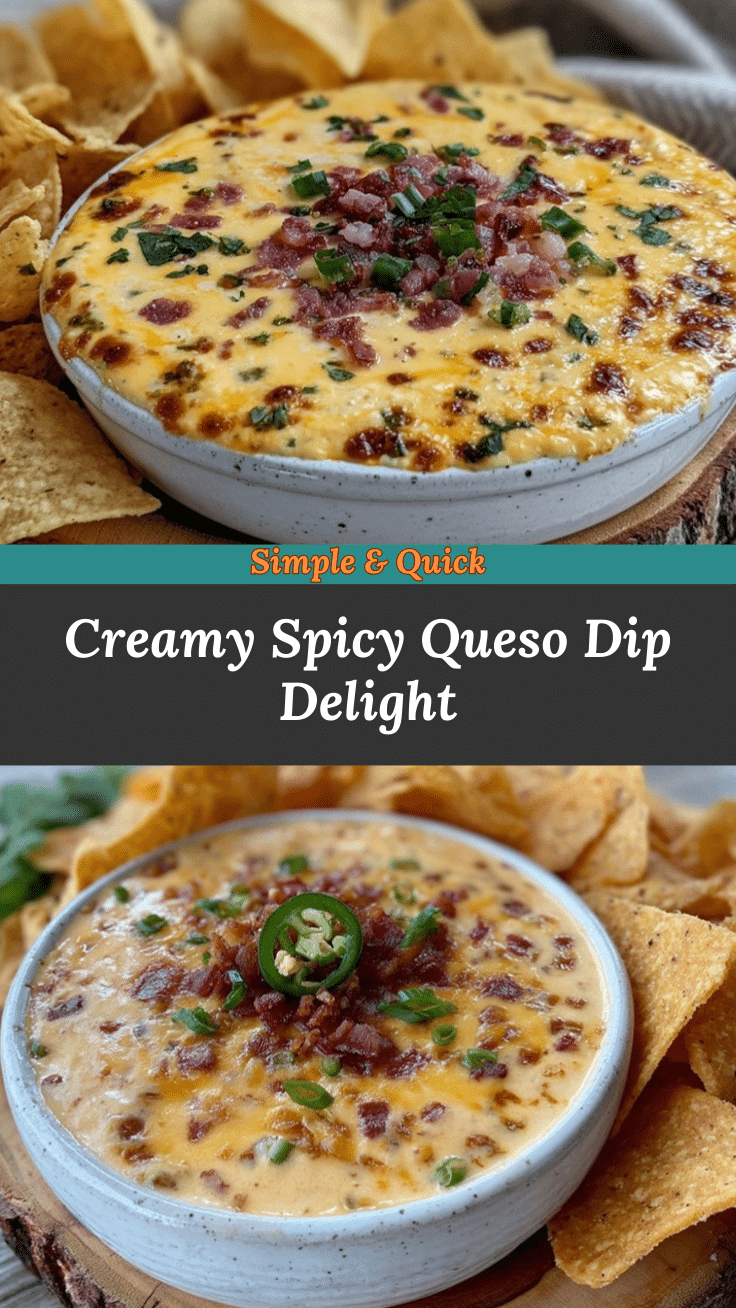 creamy queso dip recipe