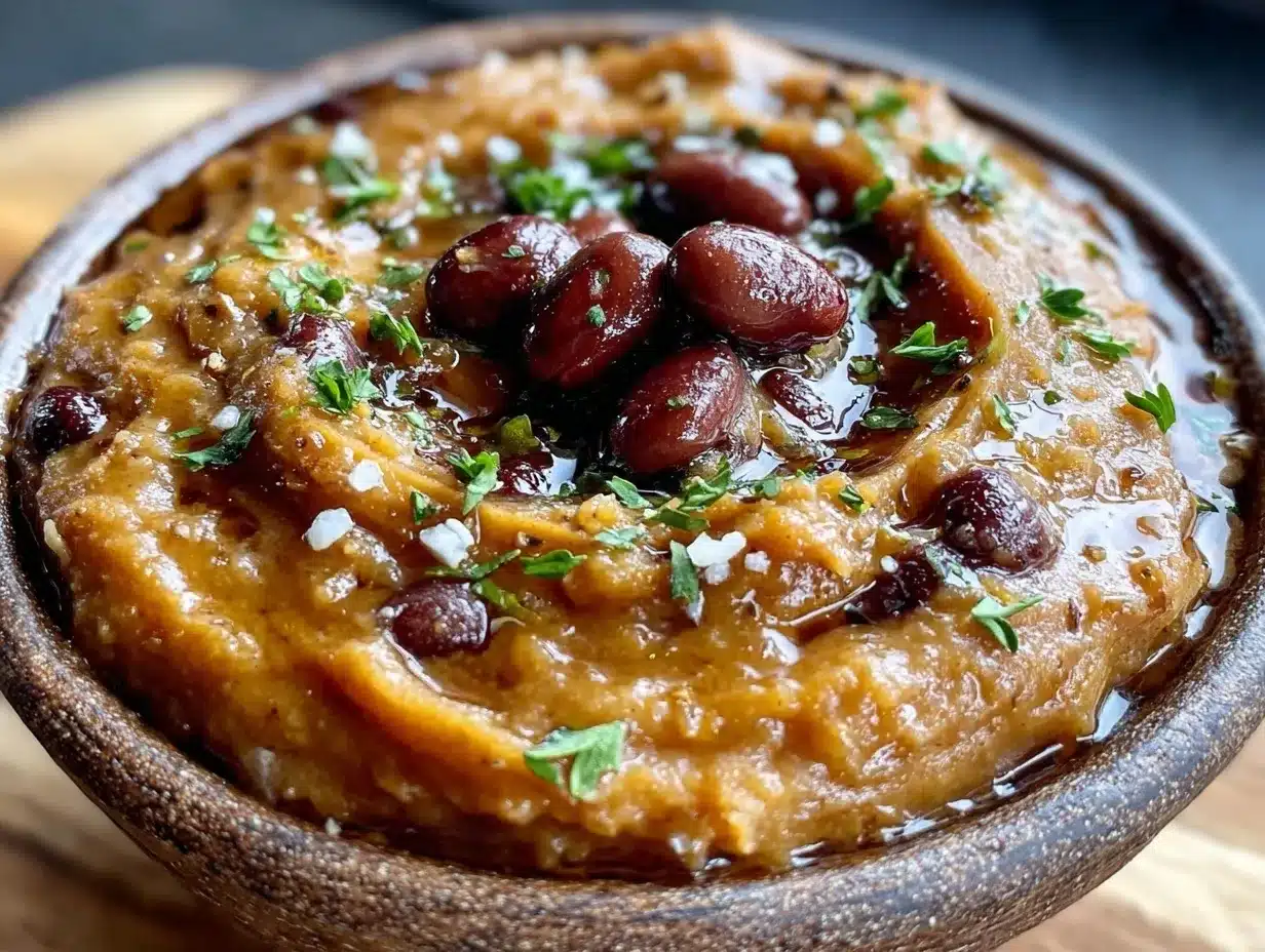 creamy refried beans preparation steps