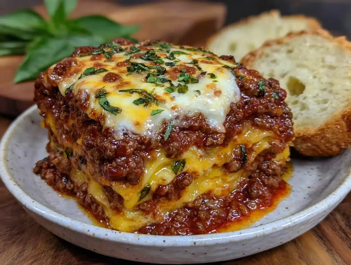 creamy slow cooker lasagna preparation steps