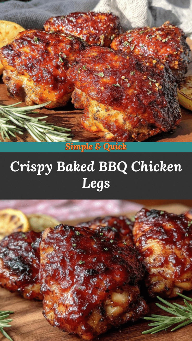crispy baked bbq chicken legs recipe