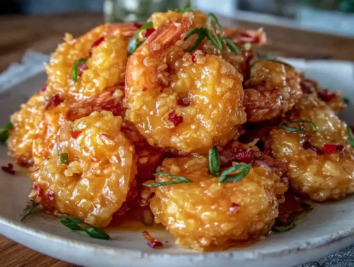 crispy bang bang shrimp preparation steps