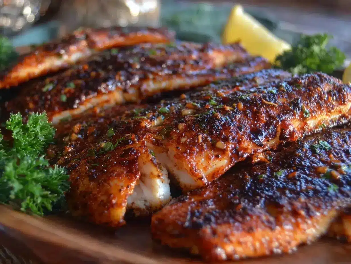 crispy blackened tilapia preparation steps