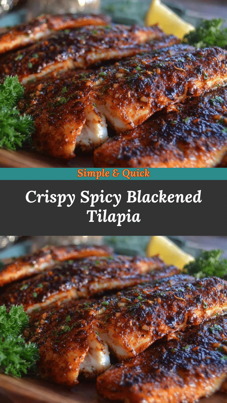crispy blackened tilapia recipe