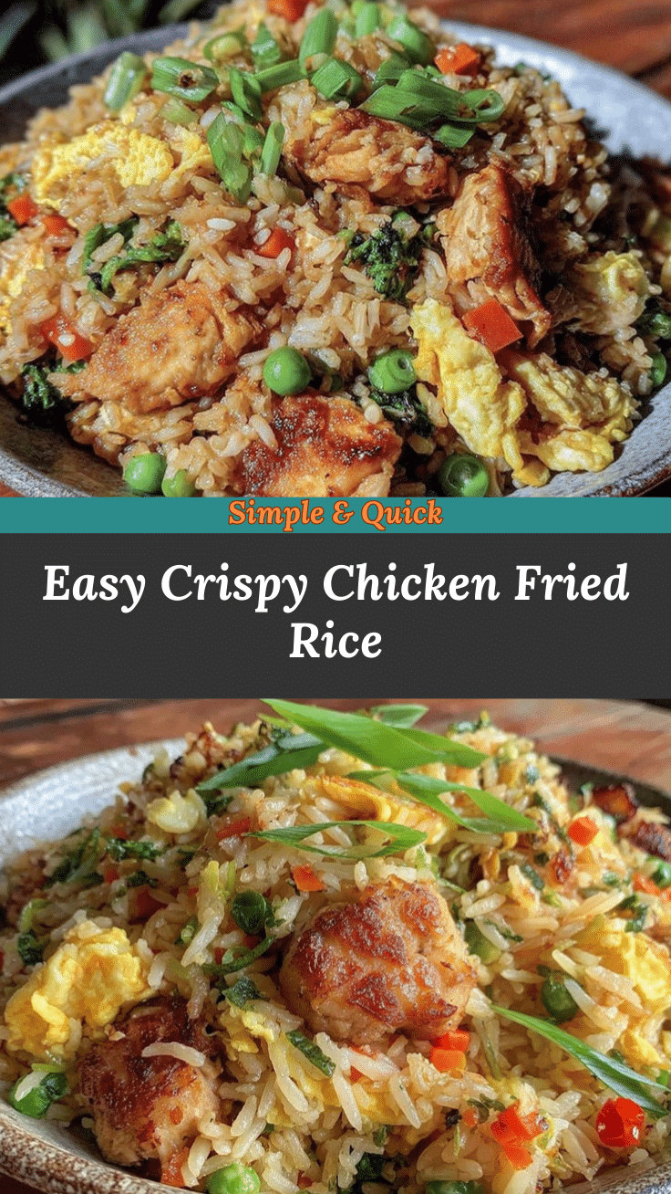 crispy chicken fried rice recipe