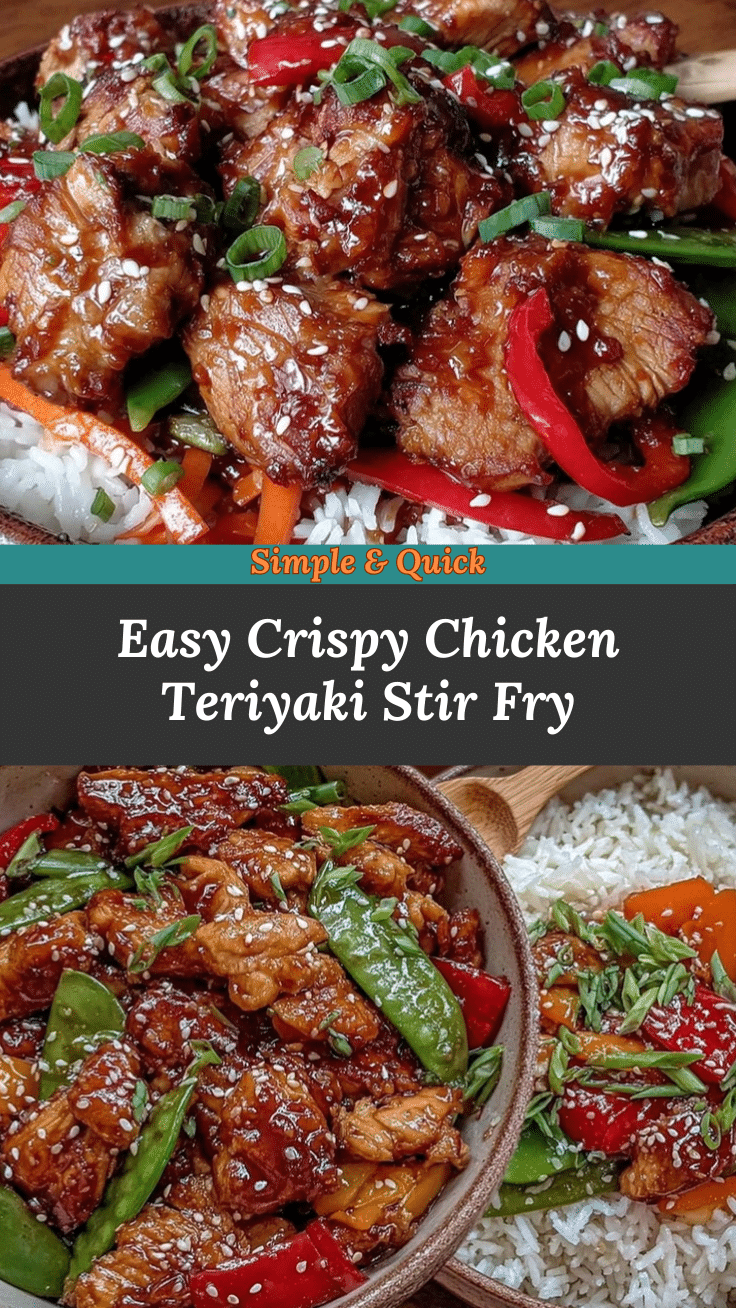 crispy chicken teriyaki stir fry recipe