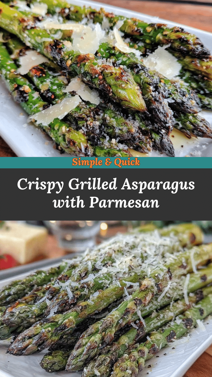 crispy grilled asparagus with parmesan recipe