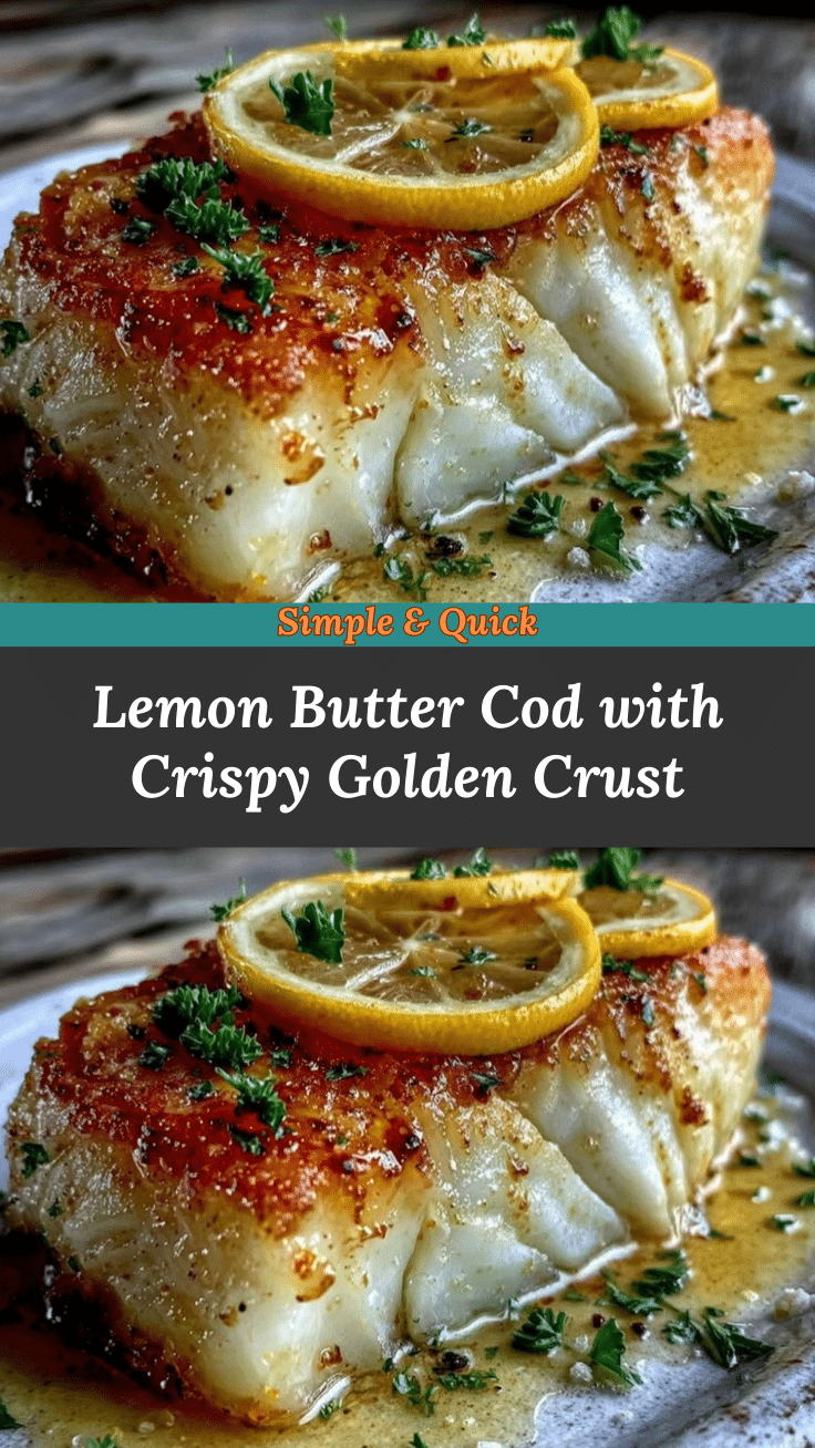 crispy lemon butter cod recipe