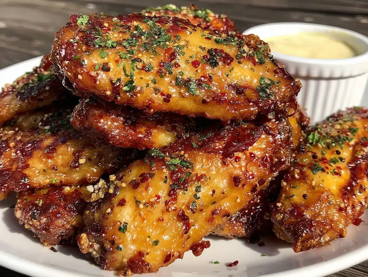 crispy lemon pepper chicken wings preparation steps