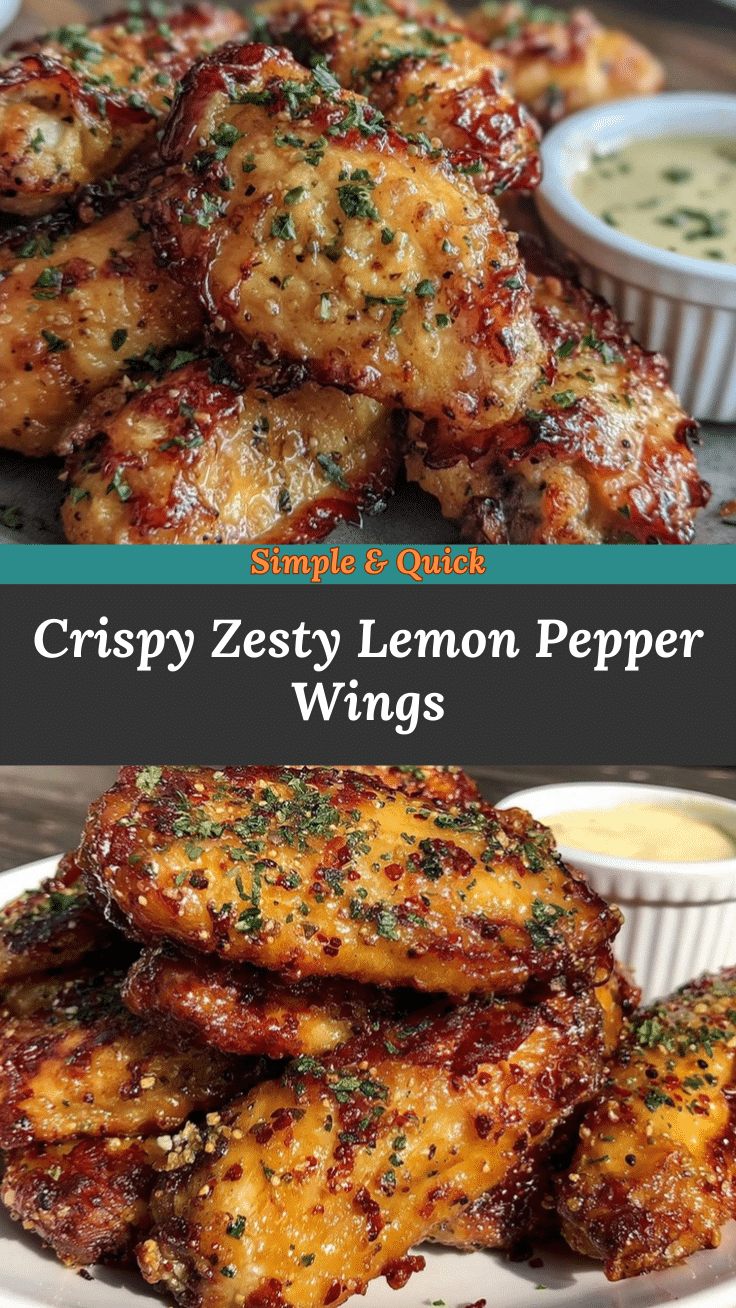 crispy lemon pepper chicken wings recipe