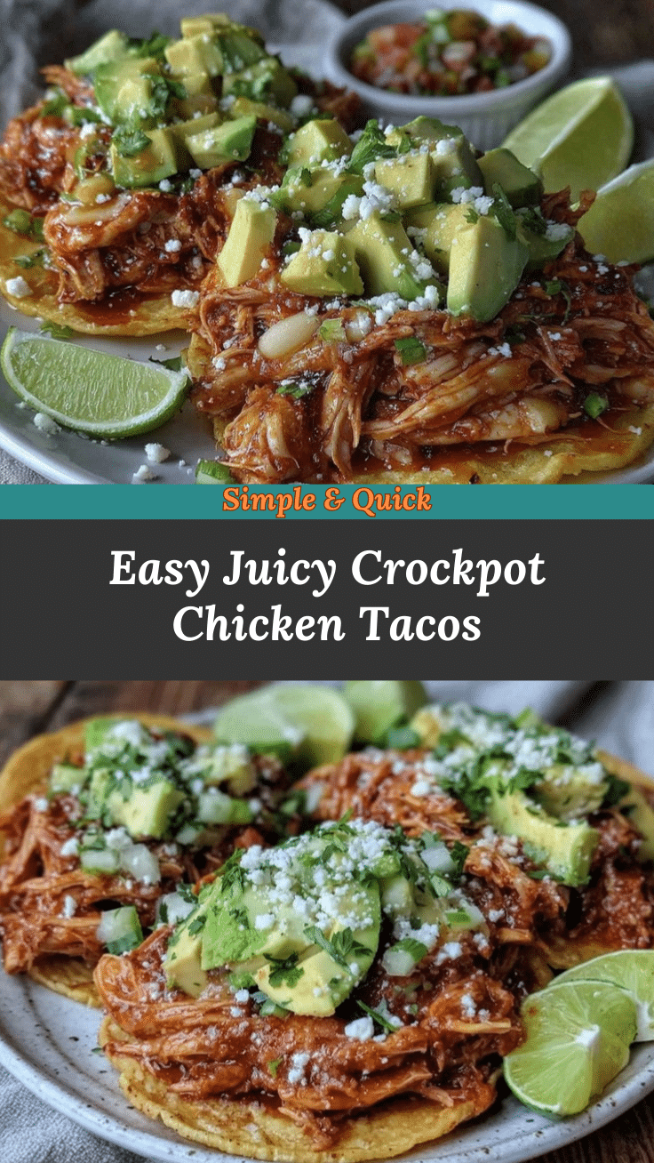 crockpot chicken tacos recipe
