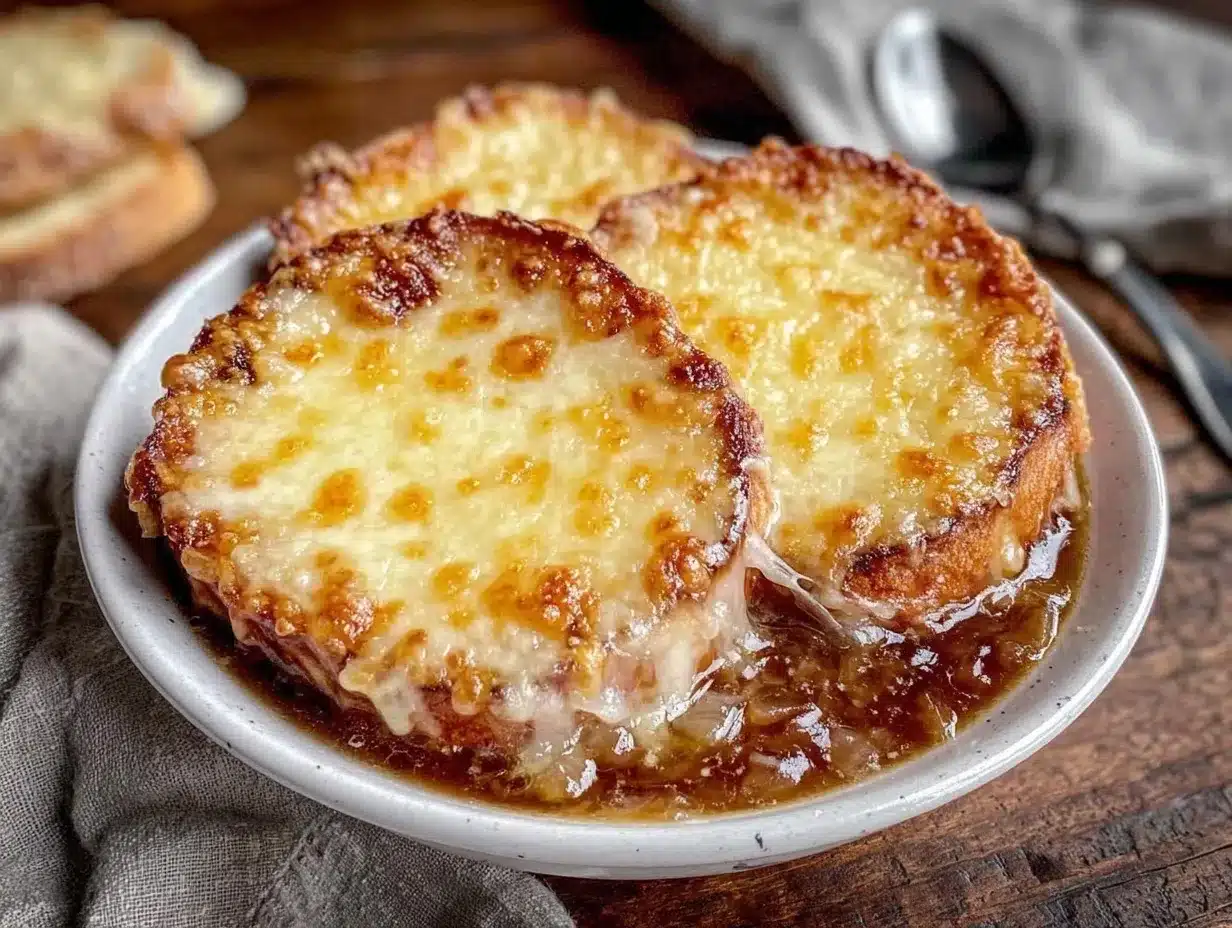 French onion soup preparation steps