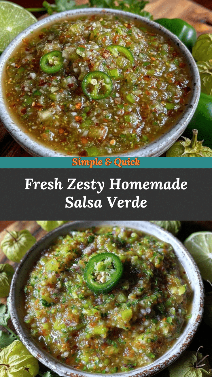 fresh homemade salsa verde recipe