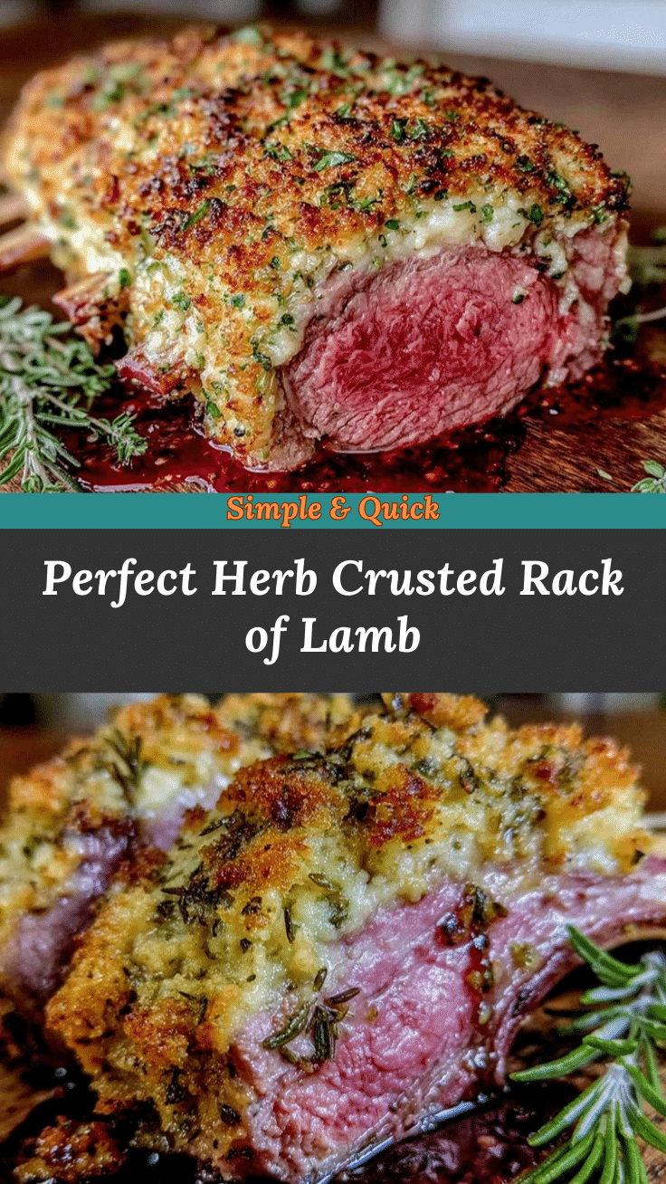 herb crusted rack of lamb recipe