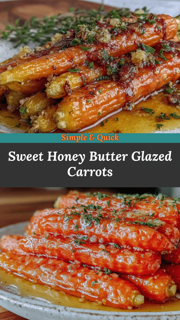 honey butter glazed carrots recipe