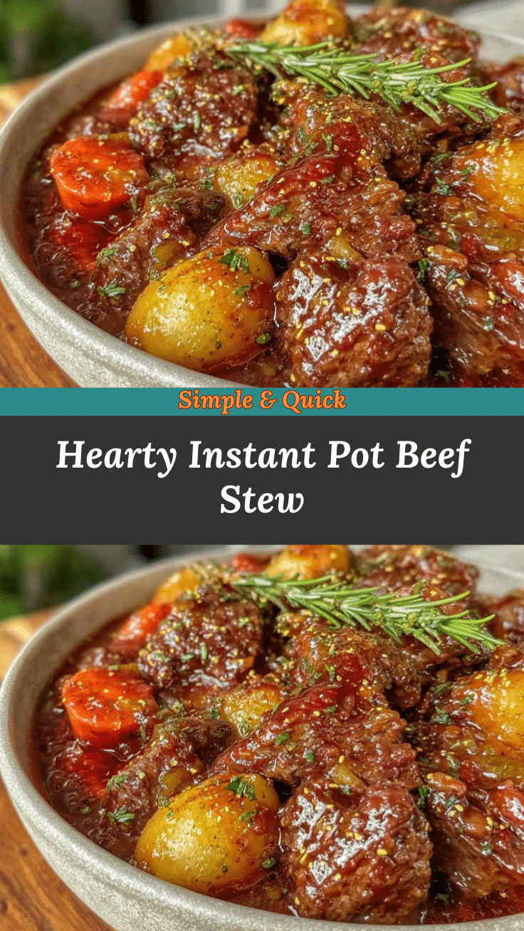 instant pot beef stew recipe