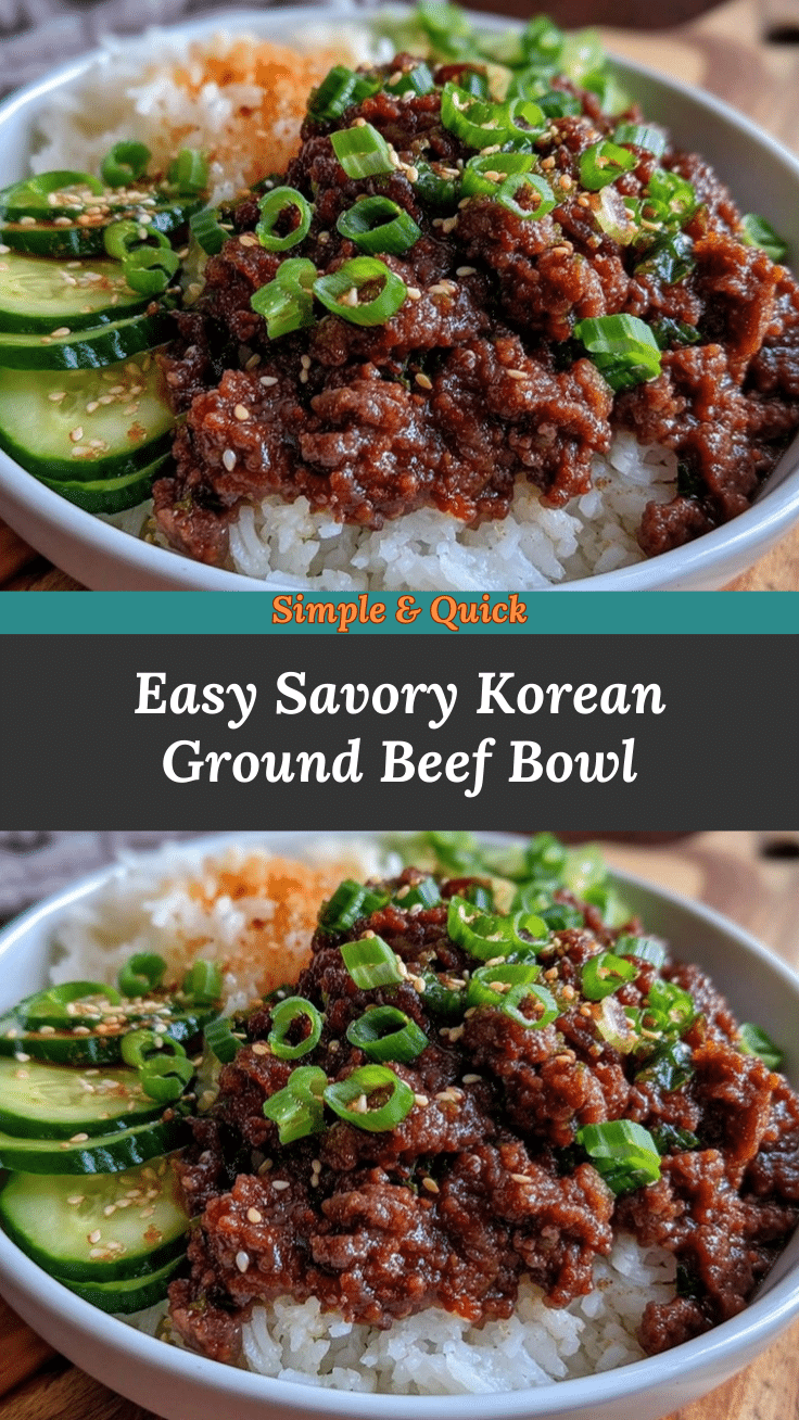 Korean ground beef bowl recipe