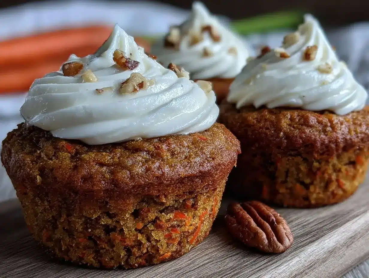 moist carrot cake cupcakes preparation steps