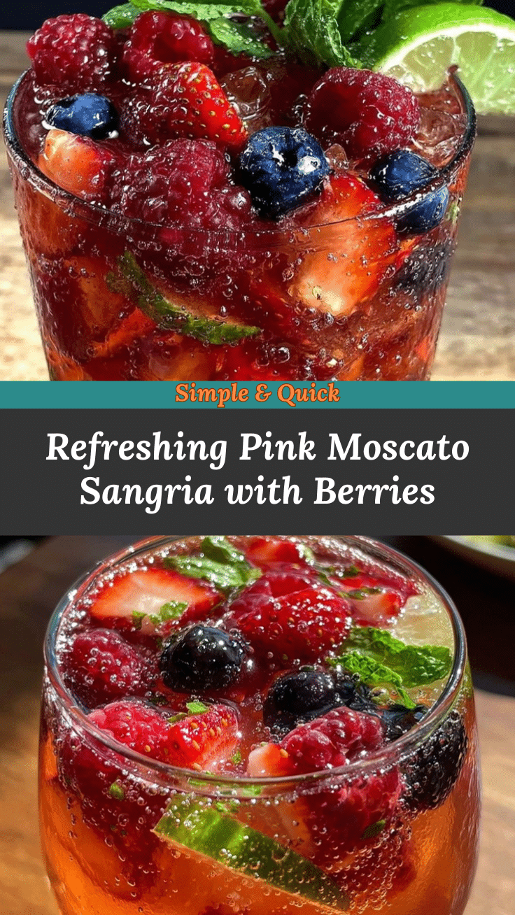 Pink Moscato Sangria recipe
