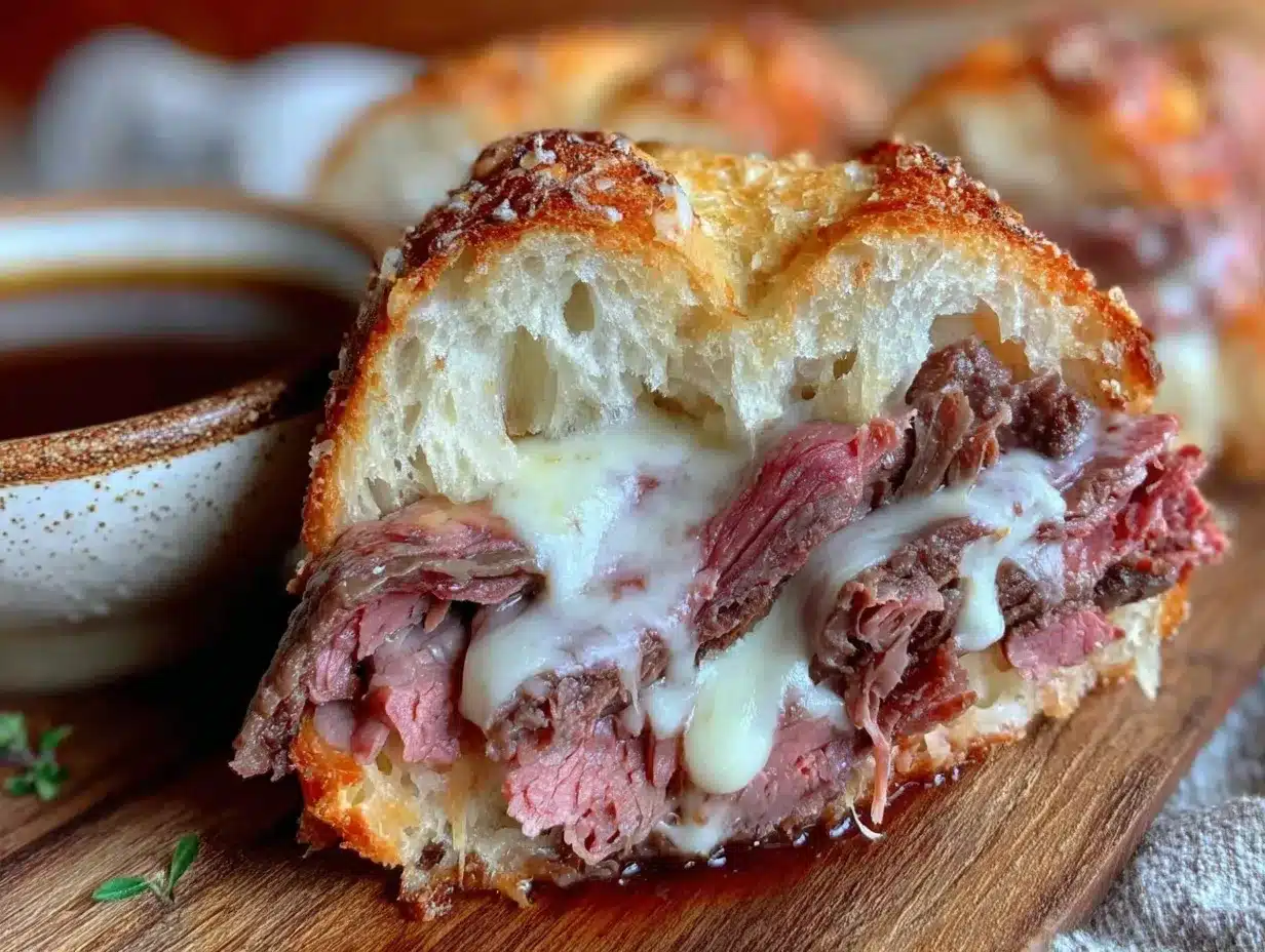 savory French dip recipe preparation steps