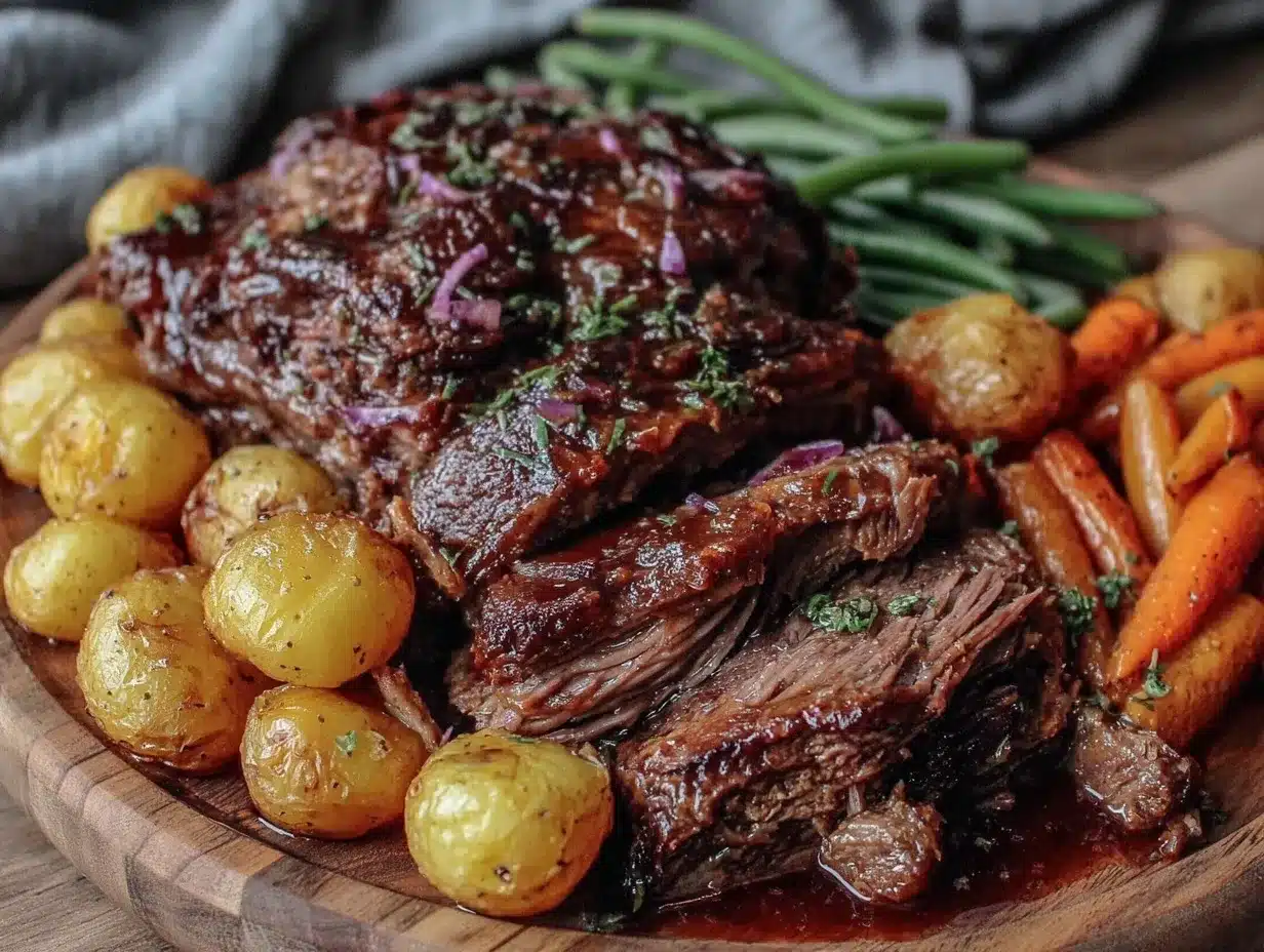 slow cooker pot roast preparation steps