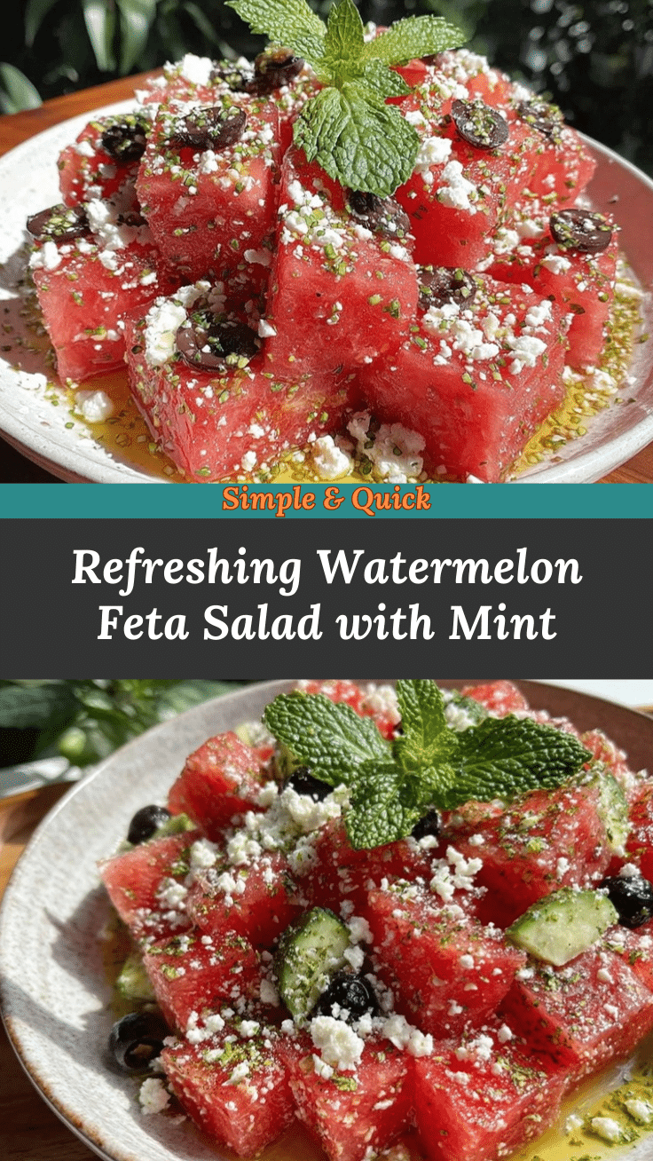 watermelon feta salad recipe