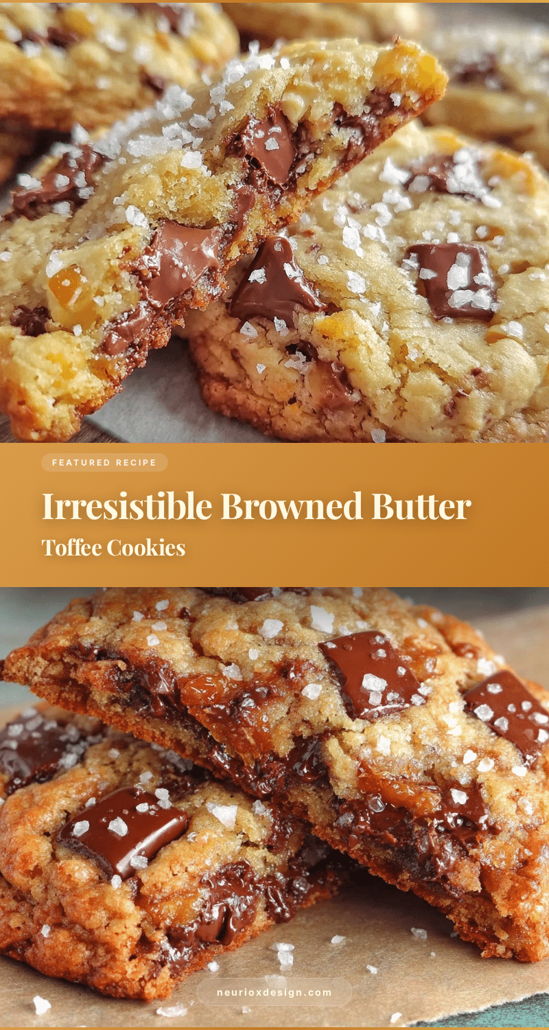 browned butter toffee chocolate chip cookies recipe