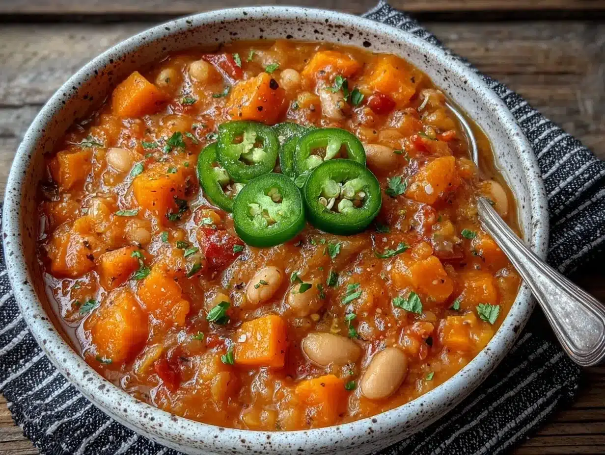 butternut squash white bean chili preparation steps