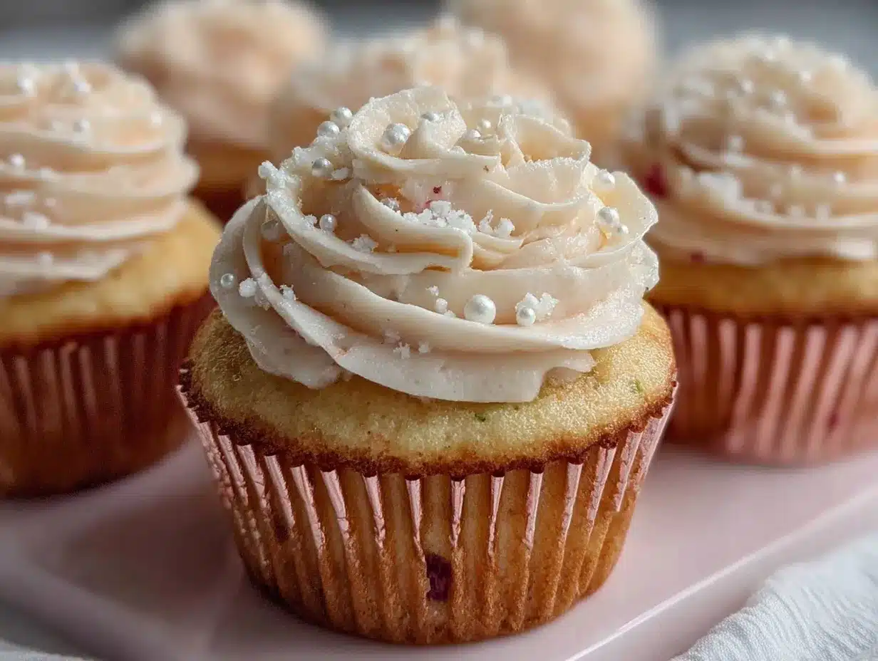 champagne cupcakes preparation steps
