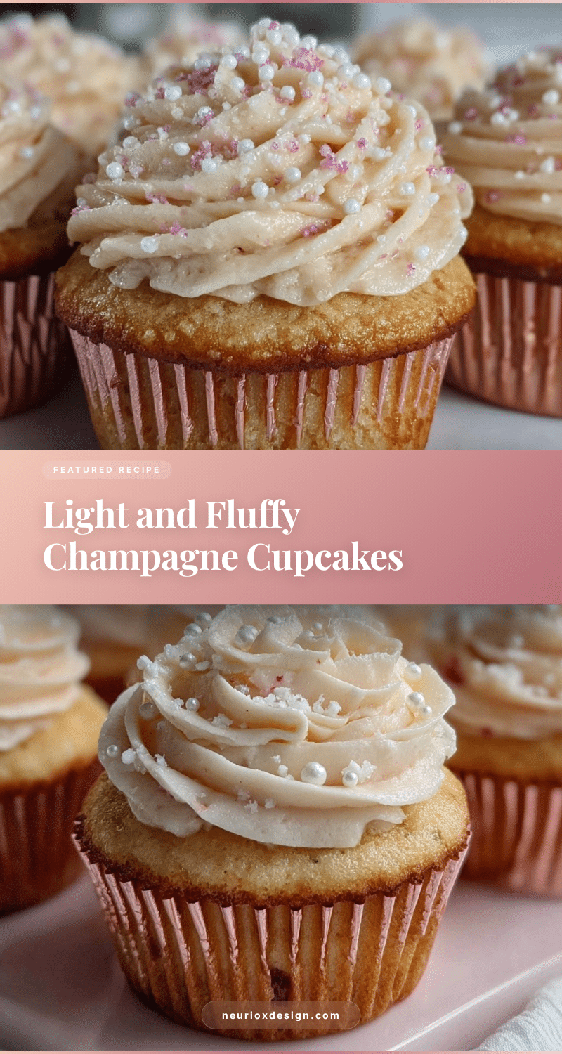 champagne cupcakes recipe