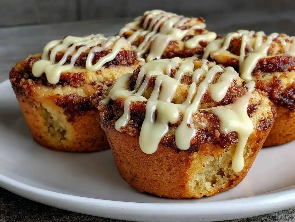 cinnamon roll muffins preparation steps