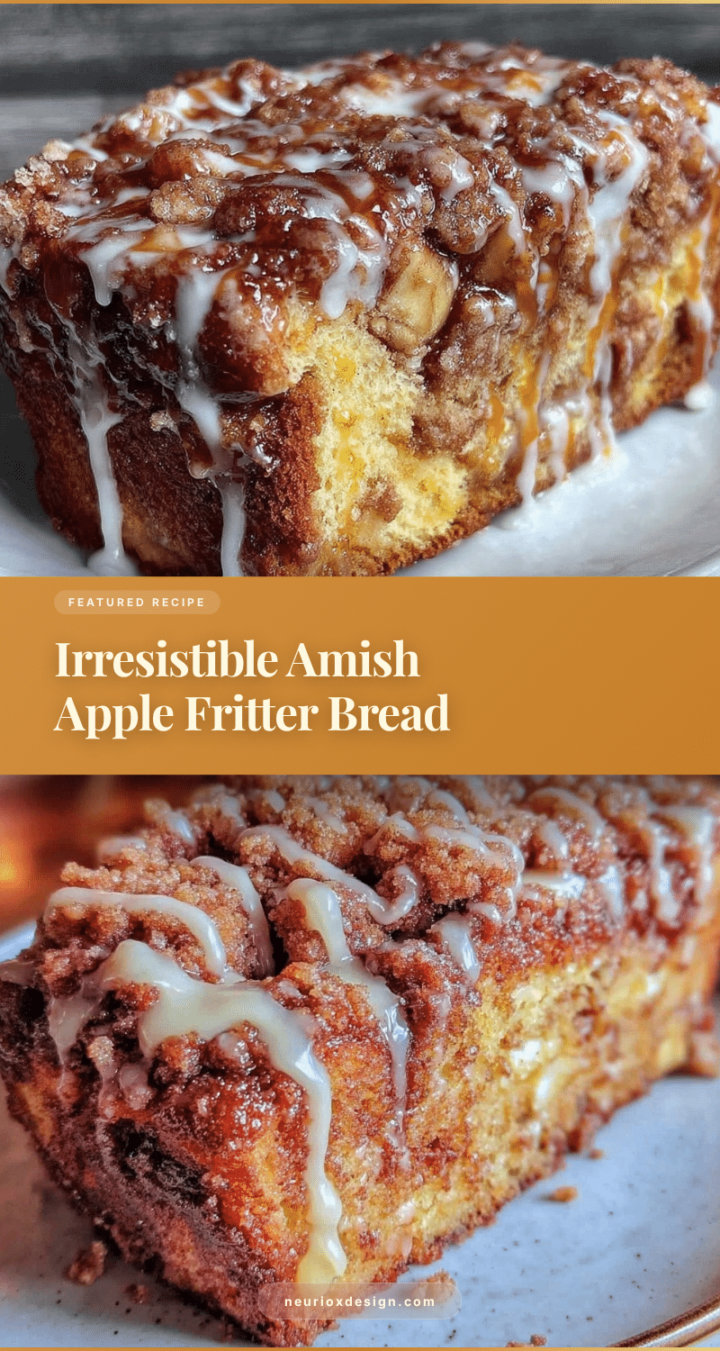 Cozy Amish Apple Fritter Bread recipe