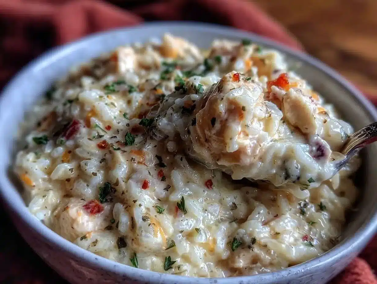 creamy 5 ingredient souper rice preparation steps