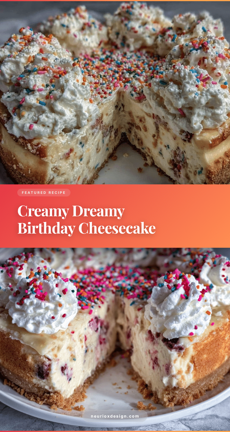 creamy birthday cheesecake recipe