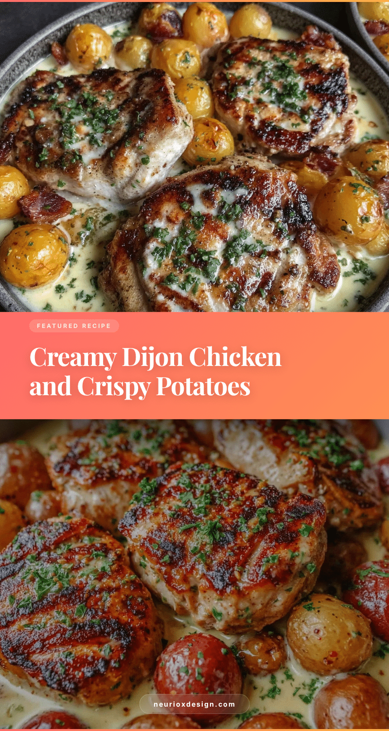 creamy chicken and crispy potatoes recipe