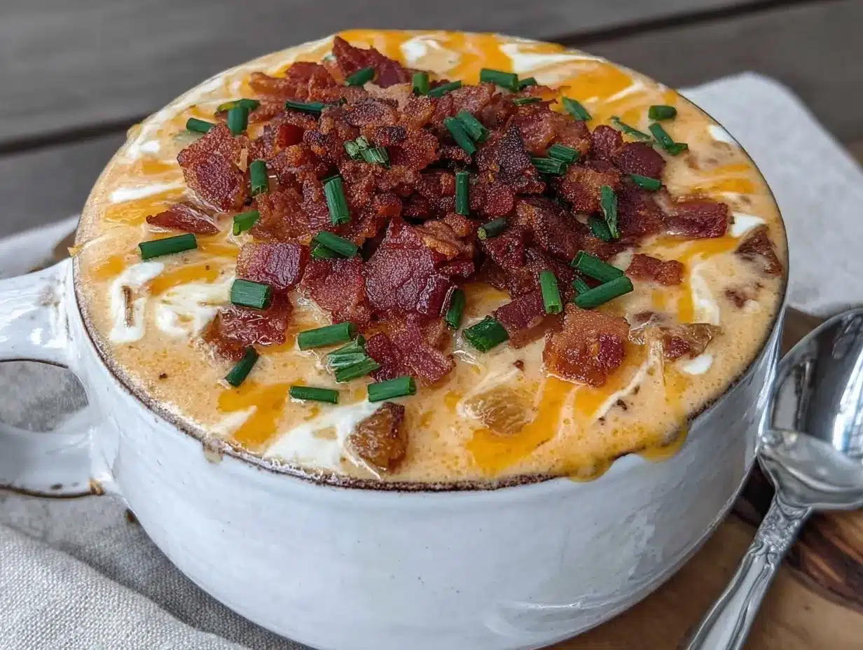 creamy loaded baked potato soup preparation steps