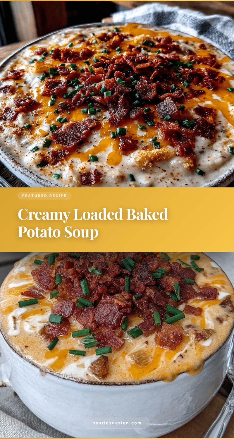 creamy loaded baked potato soup recipe