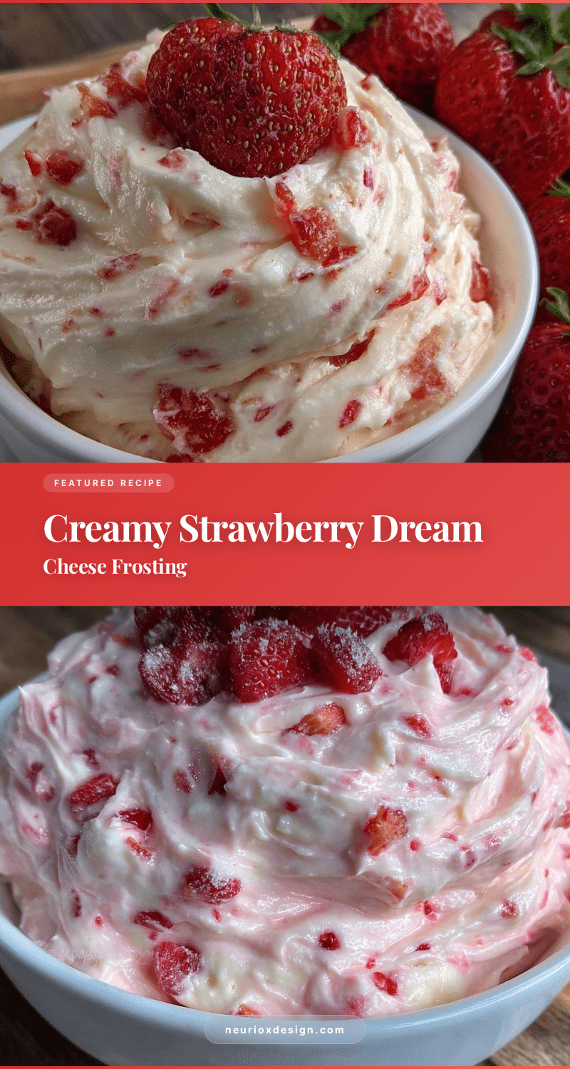 creamy strawberry cream cheese frosting recipe