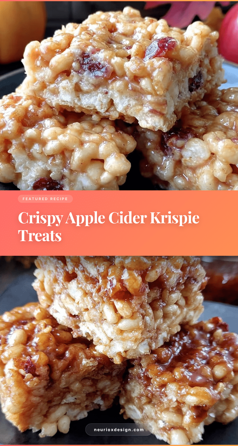 crispy apple cider krispie treats recipe