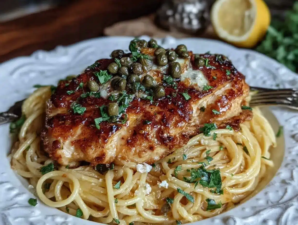 crock pot lemon Italian chicken preparation steps