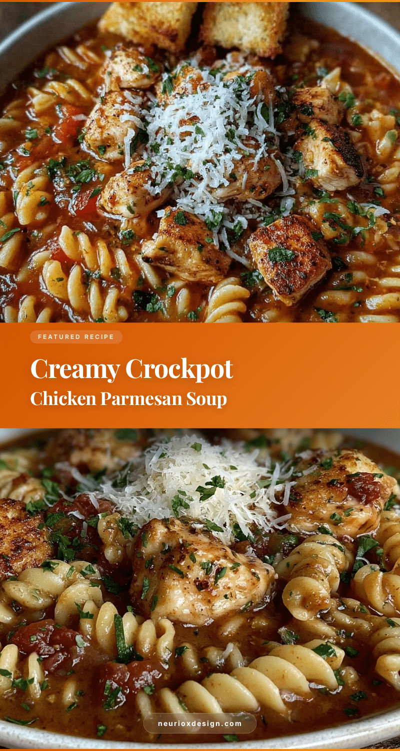 crockpot chicken parmesan soup recipe