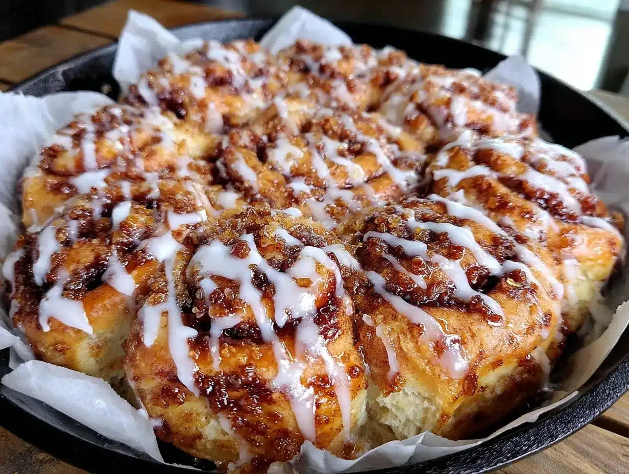 dutch oven cinnamon rolls preparation steps